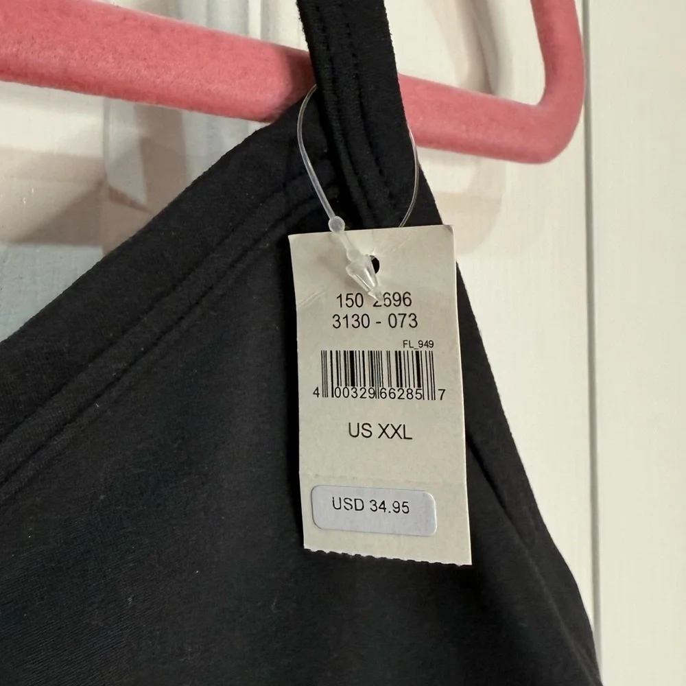 Aerie Black Lightweight Sports Bra - Picture 3 of 7